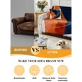thumbnail image 5 of Navy Blue Burnt Orange Couch Cover for Dogs, Boho Art Modern Geometric Washable Sofa Covers Slipcover for Pets Dogs Futon Cover, Couch Recliner Covers, Oversized Chair Slipcover 71"x91", 5 of 9