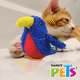 thumbnail image 5 of Juguete Loro Azúl Fancy Pets C/Catnip, 5 of 5