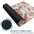 thumbnail image 6 of Long Mouse Pads for Desk,Beige Baseball Elements Pattern Desk Mats on Top Of Desks, Desk Mouse Pad Extra Large with 3mm Non-Slip Base and Stitched Edge for Gaming,Office,Work,Home 31.5"x15.7", 6 of 6