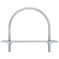 thumbnail image 1 of Round U-Bolts 4 Set 95mm Inner Width 110mm Length M6 with Nuts and Plates, 1 of 5