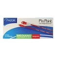 thumbnail image 3 of Bolígrafo Punto Mediano Stick Caja C/12 Pzas Pin Point Azor AleJaz LMTRX, 3 of 4