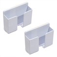 thumbnail image 4 of Soporte de pared para teléfono móvil de 4 piezas - Soporte de pared para teléfono móvil autoadhesivo 3M para cargador de teléfono móvil - con orificio receptor de cable de datos, 4 of 5