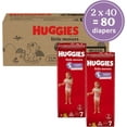 Huggies Size 7 Diapers, Little Movers Baby Diapers, Size 7 (41+ lbs