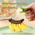 thumbnail image 4 of Clip magnético para sellar plátanos | Abrazadera reutilizable para bolsas de comida con potente imán para nevera | Sellador de bolsas Happy Kitchen para guardar patatas fritas, café y cereales, 4 of 6