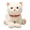 White, variant on 7.9 '' Sitting Cute Collar Black Cat Plush Toy-Soft Stuffed Kitten Doll Cuddle Companion Plushies Birthday Gift for Kid