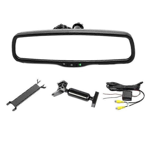 Car 4.3-inch Dash Cam Auto-dimming Ahd Display With Car Bracket Hd Reversing Vie