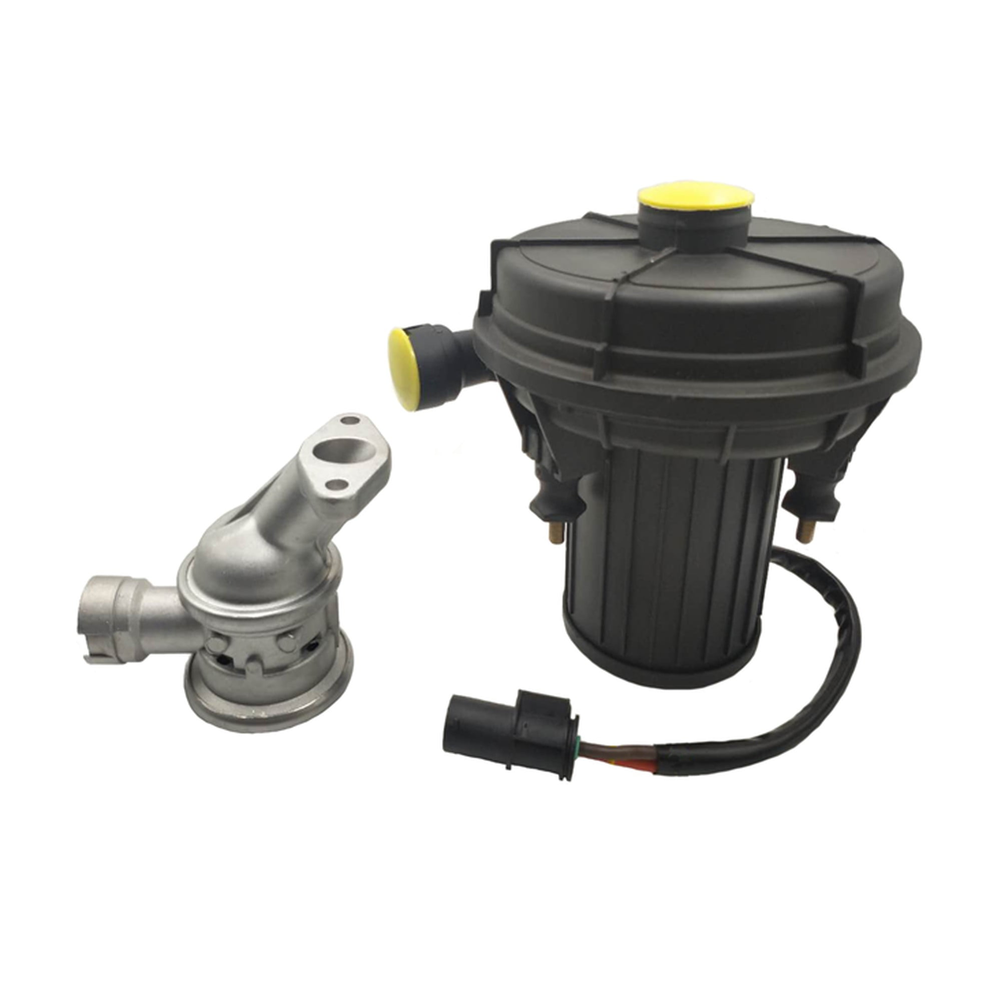 Air Smog Pump W/ Bypass Valve Kit Compatible with 20032006 BMW 325CI