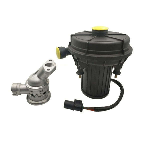 Air Smog Pump W/ Bypass Valve Kit Compatible with 2003-2006 BMW 325CI 325XI 330CI 330I 330XI 325I X3 Replace for 306-036 11727571589 11727506210 728124190 728124000 728124140 728124230 728124240