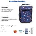 thumbnail image 6 of J World Boys and Girls Lollipop 16" Kids Rolling Backpack with Insulated Lunch Bag for School and Travel,Spaceship, 6 of 7