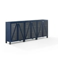 thumbnail image 6 of Cassai 3Pc Media Storage Cabinet Set Navy - 3 Storage Pantries, 6 of 15