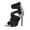 Black, variant on JikouIivo Women's Ladies Peep Toe Thin High Heel Shoes Sandals Christmas 2022 Deals Clearance
