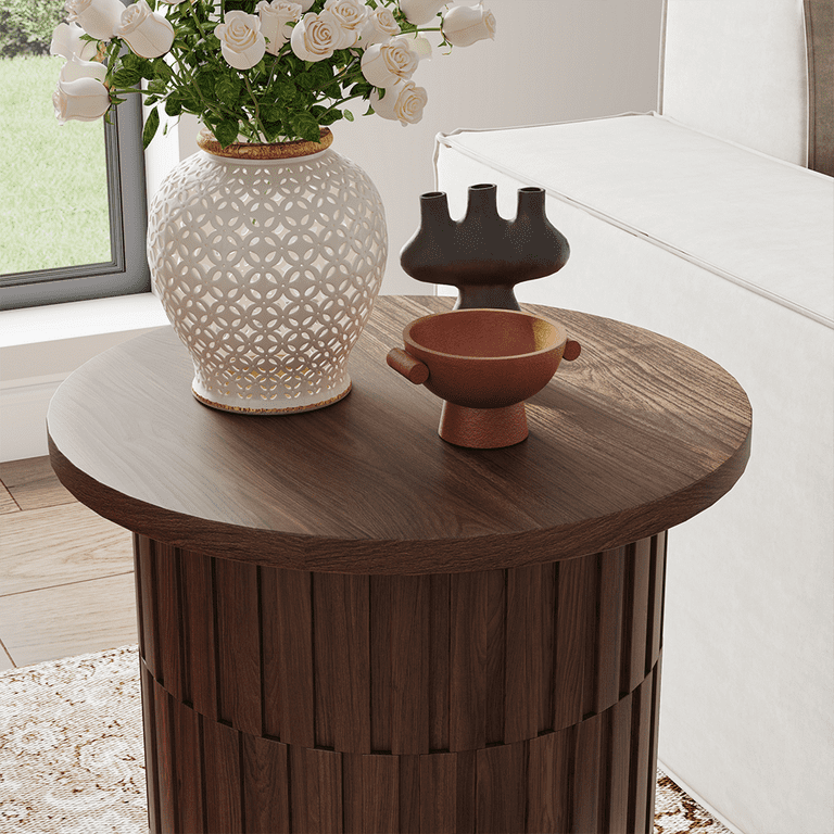 INAVANCE ONES TABLE（ウォールナット） Kona End Table | Raisin - intercon-furniture
