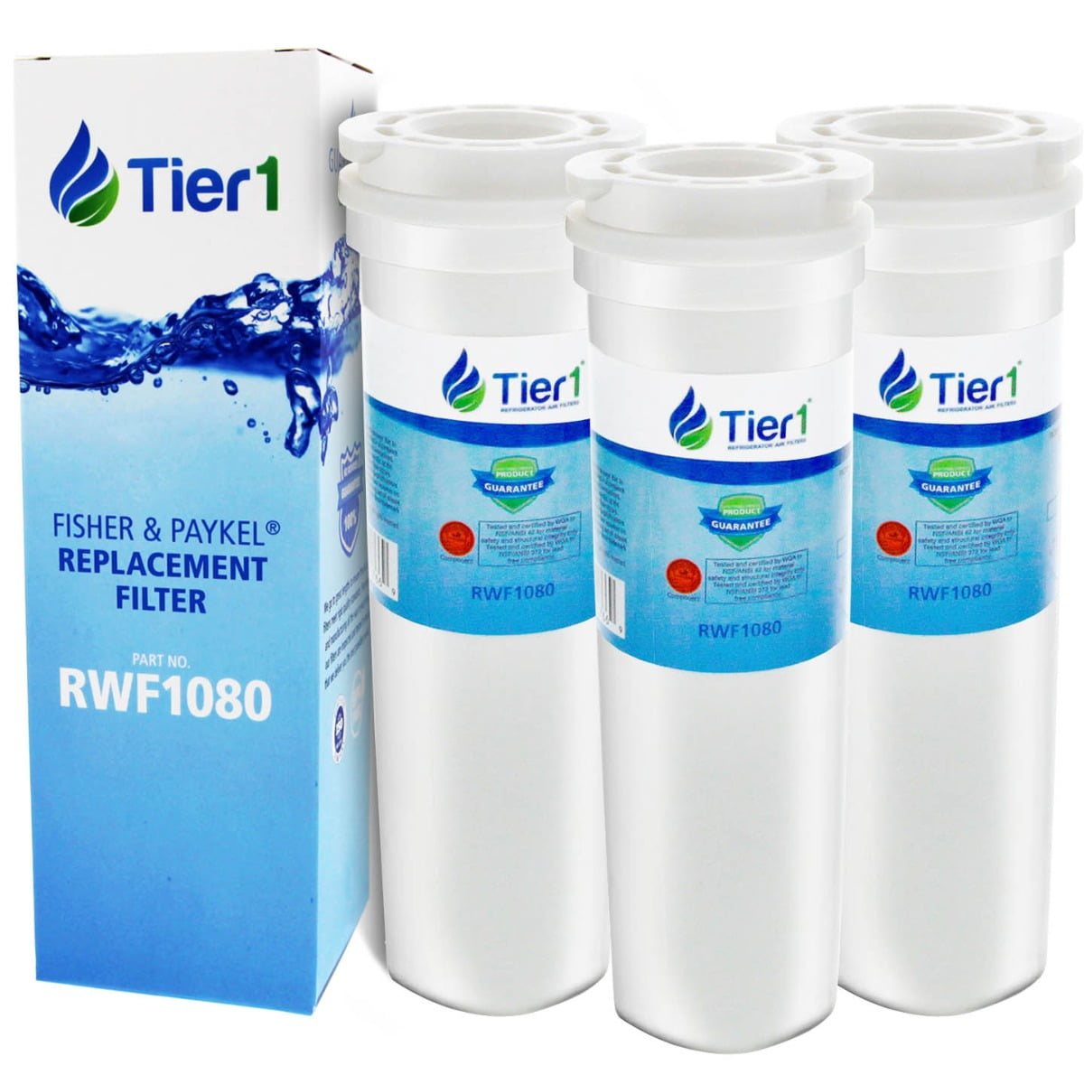 Tier1 Refrigerator Water Filter Replacement for Fisher & Paykel 836848, 836860 with Activated