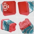 thumbnail image 4 of HemaKayy Decorative Planter Pot Set - Perfect for Small Plants - Colorful Design With Drainage Hole - Ideal for Home and Garden Decor - Set of 8 - Unique Marble Texture, 4 of 6