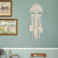 thumbnail image 4 of Colgante de pared Atrapasueños Blanco Grande Boho Deco Tapiz tejido nórdico Colgante de pared bohemio Decoración elegante Decoración para el hogar Regalos Balcón Deco Dormitorio Deco, 4 of 4