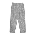 thumbnail image 5 of Haiem GlitterSilver Women's Pajama Pants Ultra Lightweight Pjs Bottoms Sleepwear Bottom Pants With Pocket Drawstring-X-Large, 5 of 9