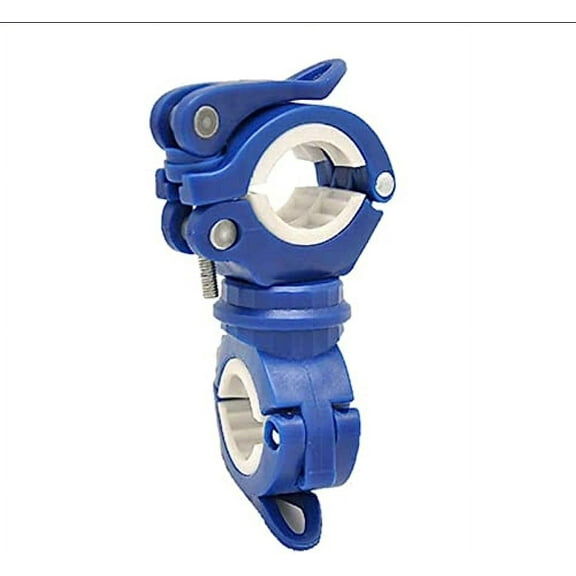 Chengde Wheelchair Walking Stick Rack, Practical Cane Holder for Rollator, Mobility Scooter Accessories for Wheelchairs Electric Scooters Elderly Walkers-Blue White