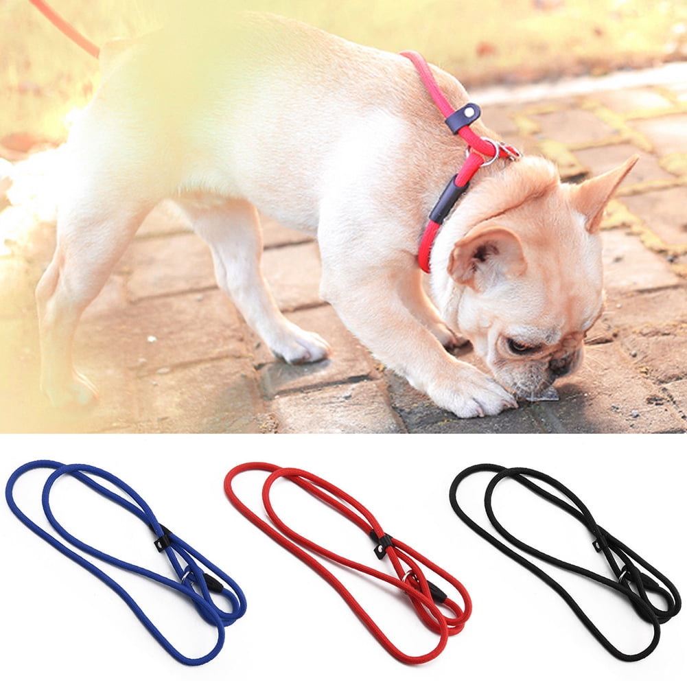 Nylon Dog Leash Dog Traction Belt Pet Harness Straps Pet Supplies black 0.6 130CM Walmart