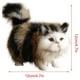 thumbnail image 4 of Juguetes para gatos Wamans, peluche de gato, peluche realista, lindo modelo de cachorro de gato, colección única de regalos de peluche para cumpleaños de niños, decoración del hogar, 4 of 4