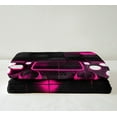 thumbnail image 2 of Game Throw Blanket Gaming Fleece Blanket,Antique Pink Gamer Blanket,Modern Glowing Neon Lights Gamepad Fuzzy Blanket,Geometric Plaid Lattice Bed Blanket 30x40, 2 of 6