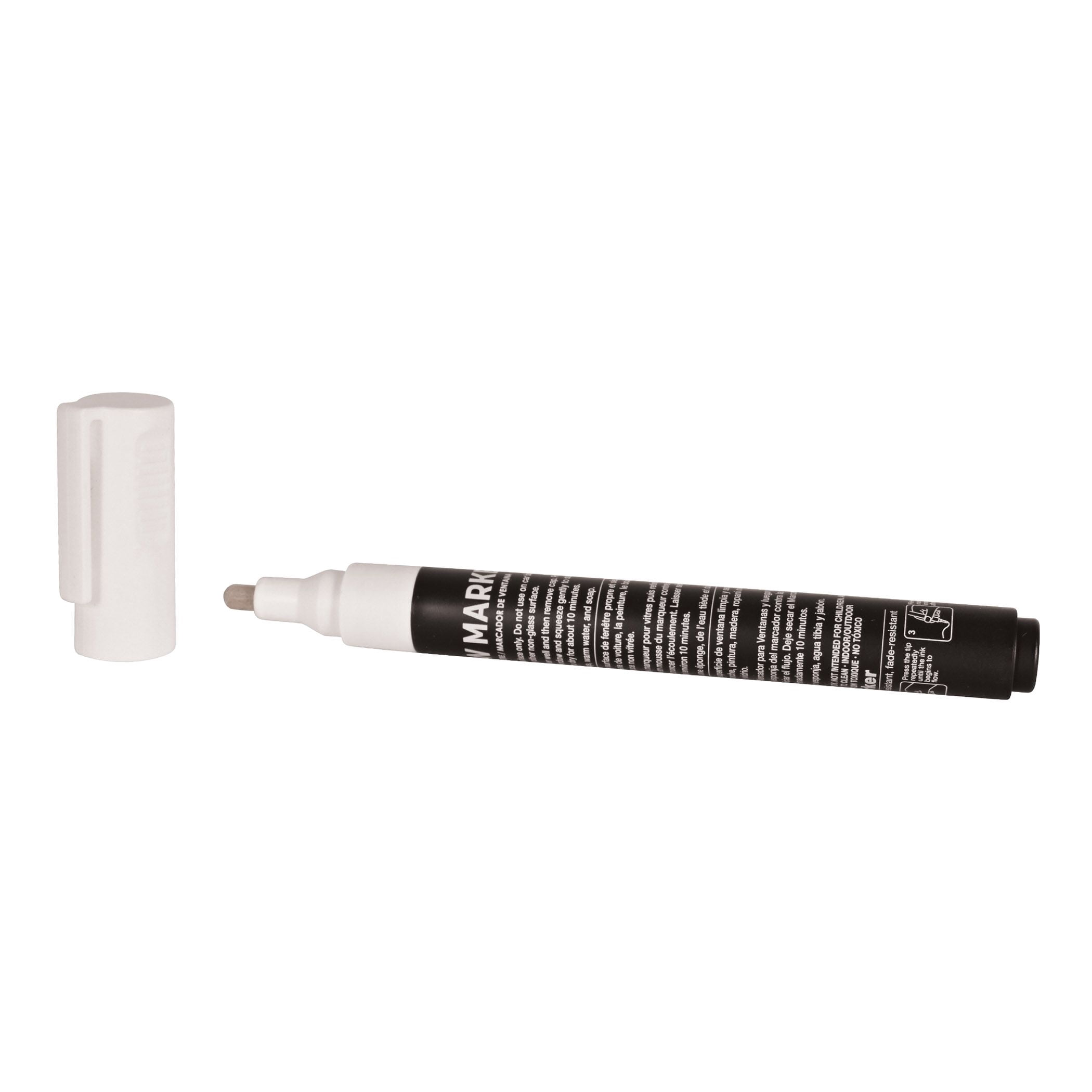 24 Pack Bulk Washable White Window Marker Indoor & Outdoor Use