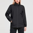 thumbnail image 2 of Veste Femme,Windproof Coat With Zipper Work For Autumn And Winter Long Sleeved Work Jacket With Embroidery, 2 of 3
