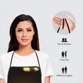thumbnail image 2 of Bingfone Casino Cards 1 for Tie-up Apron, Unisex Waterproof and Stain-Resistant Bib Apron for Kitchen Garden Painting, 2 of 7