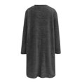 thumbnail image 4 of WILLBEST Fall Womens Tops Womens Winter Coat Loose Wool Jacket Long Sleeved with Pockets, 4 of 5