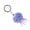 Purple, variant on Anime Ornament Keychain for Backpack Glowing and Sound Jellyfish Pendant Keyring Octopus Toy Keychain Cartoon Jewelry