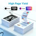 thumbnail image 2 of 822XL Ink  822 Ink Cartridge Compatible for Epson 822 Ink Cartridge Compatible for Epson Workforce Pro WF-3820 WF-4820 WF-4833 Printer (5 Pack）, 2 of 9
