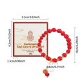 thumbnail image 3 of Opehuo Bracelet Perlé Bracelet en Cristal, Bracelet Perles Rouges Gourde Blanche, Bracelet Pixi Invitation à la Fortune, Bracelet de Prière, Bracelet Améthyste, Cadeau pour Petit Ami Ami Ami Famille, 3 of 9
