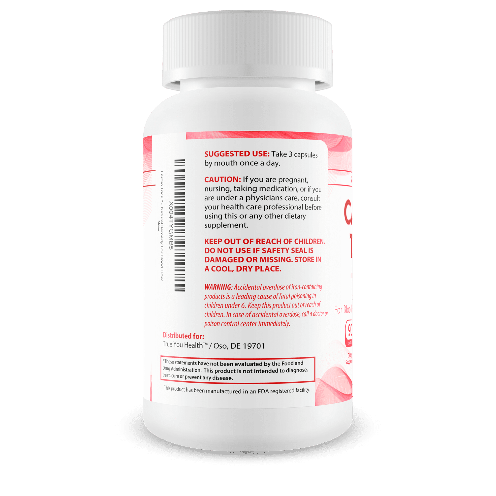 Cardio Trick - Japanese Cucumber Trick for Max Blood Flow Cardio Care & Healthy Pressure - Healthy Blood Flow Cardio Plus High Pressure Pills - Advanced Blood Flow Care Pressure Supplement