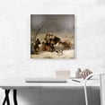 thumbnail image 2 of ARTCANVAS The Snowstorm - Winter 1787 Canvas Art Print by Francisco De Goya - Size: 18" x 18" (1.50" Deep), 2 of 9
