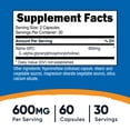 thumbnail image 2 of Nutricost Alpha GPC 600mg, 60 Vegetarian Capsules - Non-GMO Supplement, 300mg Per Capsule, 2 of 6