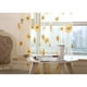 thumbnail image 4 of Cortina de gasa transparente con diseño de girasoles para dormitorio y sala de estar, 100 x 270 cm (amarilla)., 4 of 6
