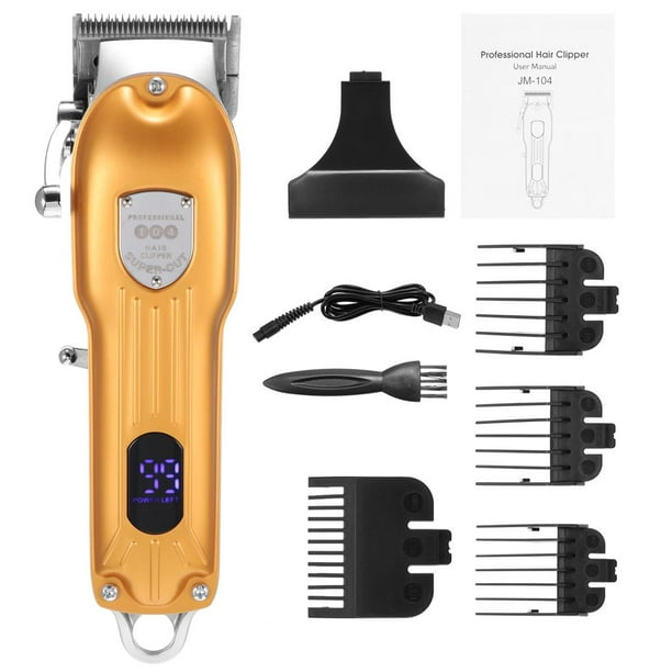 Cortadora De Cabello Para El Hogar Cabeza De Aceite Retro Peluquería De Alta Potencia Pantalla Digital Lcd Profesional Cortadoras Eléctricas Con Fuerte Potencia Para Hombres Hogar Interior Yuarrent CE003178-01