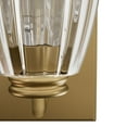 thumbnail image 6 of Hunter - Rossmoor 1-light Luxe Gold, Small Sconce Light, Dimmable, Formal Style, for Bedrooms, Dining, Living Rooms - 13196, 6 of 9