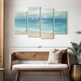 thumbnail image 3 of Elephant Stock Island Beach Landscape Wall Art - Horizontal Multi Panel Canvas - Living Room Wall Decor - Beach Multi Panel - Teal And Blue Decor By Cynthia Coulter - 52" x 32", 3 of 8