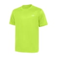 thumbnail image 5 of Womens Running Shirts Summer Quick Dry Crewneck Short Sleeve Basic Tee Women Soft Breathable Tshirt Slim Dry Fit Shirts Workout Tops Athletic Sports Tshirts, Green XL, 5 of 8