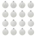 thumbnail image 2 of 16 Pcs Velvet Christmas Balls Flocked Christmas Tree Ball Ornaments Plastic Balls Xmas Decorative Hanging Ornaments Christmas Tree Decoration 2.4 Inch, 2 of 7