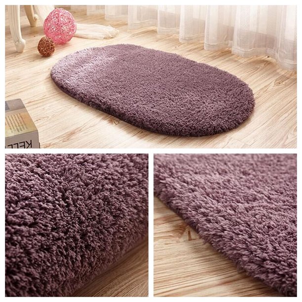 12"x20" Memory Foam Rug Bath Mat Nonslip Bathroom Mat Shower Carpet