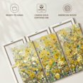 thumbnail image 6 of Elephant Stock Cheerful Garden I Wall Art - Horizontal Multi Panel Canvas - Living Room Wall Decor - Floral And Botanical Multi Panel - Blue And Gray Decor By Tim O'toole - 74" x 48", 6 of 8