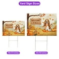 thumbnail image 5 of Welcome Fall Basset Hound Cozy Autumn Field Pumpkins Leaves Yard Sign Bassets Dog Breed Lovers Gifts Idea Outdoor Home Lawn Garden Porch Decor - 12013, 5 of 5