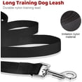 thumbnail image 4 of Dog Training Leash, Long Nylon Training Leash for Camping, Backyard Play Obedience Tracking, Strong Leash for Large Dog with Comfortable Padded Handle，JUN, 4 of 7