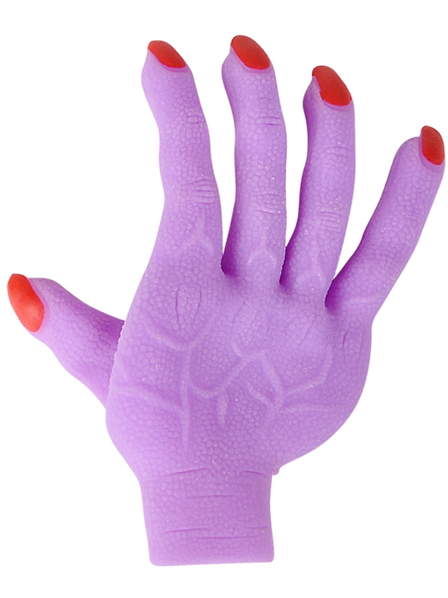 Adult's Purple Zombie Glove Hand Undead Monster Halloween Costume