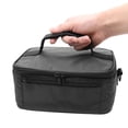 thumbnail image 3 of Ounissouiy La bolsa térmica portátil negra para puerta de comida, cómoda y respetuosa con el medio ambiente, es una bolsa térmica Cocina y Comedor, 3 of 6