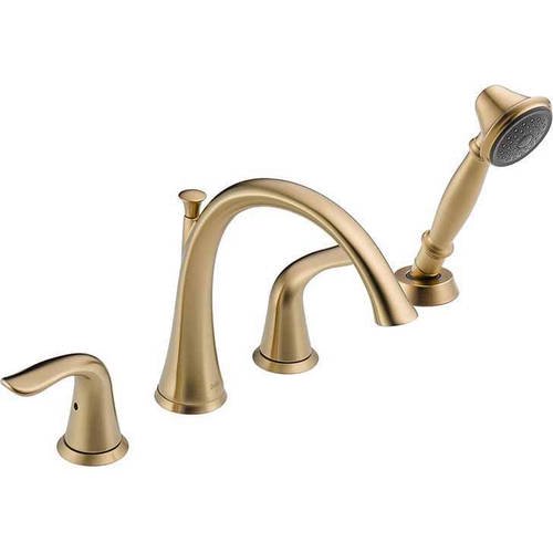 Delta Lahara Roman Tub Filler with Hand Shower, Available in Various