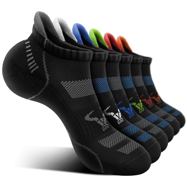 Calcetines para correr Bulliant para hombre, 6 pares, atléticos