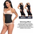 thumbnail image 4 of QRIC Women's Underbust Latex Sport Girdle Waist Trainer Corsets Boned Body Shaper, 4 of 6