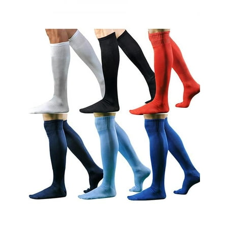 Girl12Queen - Men Fashion Sport Football Baseball Hockey Soccer Long Socks Over Knee High Socks - Walmart.com